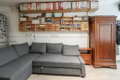 Coin salon dans l'établissement Appartement Ternaux - Welkeys