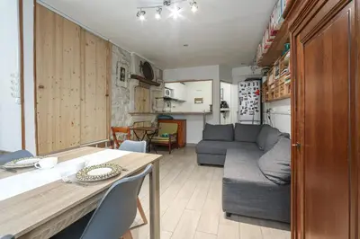 Coin salon dans l'établissement Appartement Ternaux - Welkeys