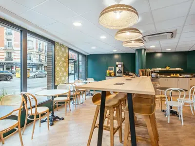 Restaurant ou autre lieu de restauration dans l'établissement Aparthotel Adagio Paris Malakoff Chatillon