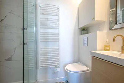 Salle de bains dans l'établissement Luxury architect studio near Le Marais