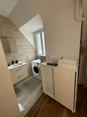 Cuisine ou kitchenette dans l'établissement Dauphine - Modern Apartment