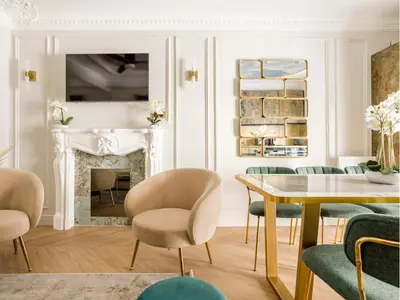 Coin salon dans l'établissement Merveil - Luxury Suite - Opera - Rougemont II