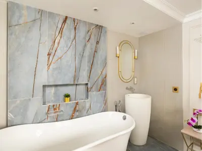 Salle de bains dans l'établissement Merveil - Luxury Suite - Opera - Rougemont I