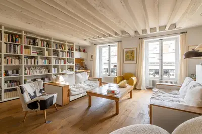 Coin salon dans l'établissement Veeve - Loft Living on Luxembourg
