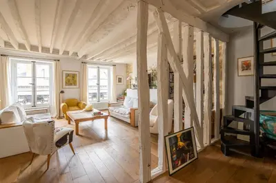 Coin salon dans l'établissement Veeve - Loft Living on Luxembourg