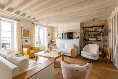 Coin salon dans l'établissement Veeve - Loft Living on Luxembourg