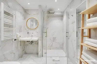 Salle de bains dans l'établissement CMG Résidence Sacrée Coeur - Montmartre