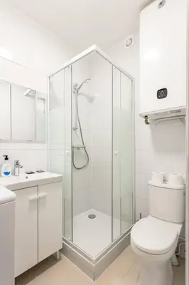 Salle de bains dans l'établissement NidAudonnien