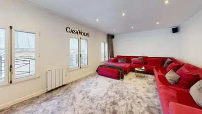 Coin salon dans l'établissement Casa Volpe