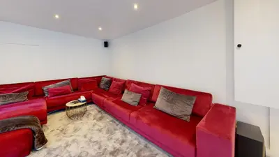 Coin salon dans l'établissement Casa Volpe