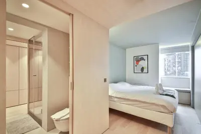 Un ou plusieurs lits dans un hébergement de l'établissement Luxurious flat/3bedrooms/Amazing view/EffeilTower