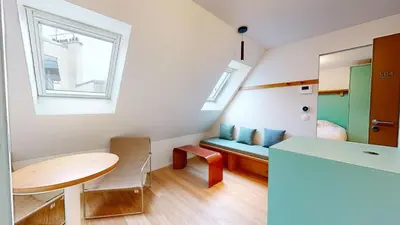 Coin salon dans l'établissement JOIVY Premium flats in the heart of the 9th arr, near Moulin Rouge