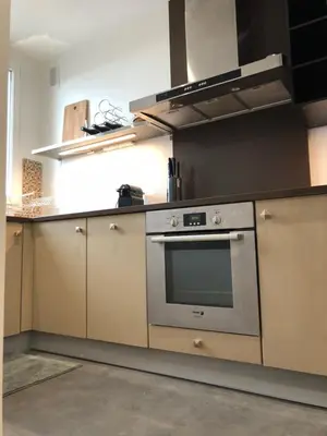 Cuisine ou kitchenette dans l'établissement LuxAppart-Paris