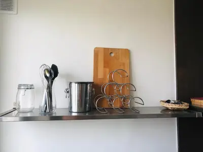 Cuisine ou kitchenette dans l'établissement LuxAppart-Paris