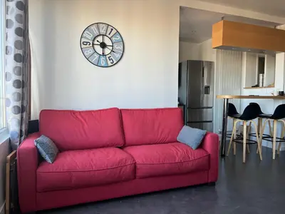 Cuisine ou kitchenette dans l'établissement LuxAppart-Paris