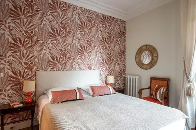 Un ou plusieurs lits dans un hébergement de l'établissement Appartement de charme à Montmartre