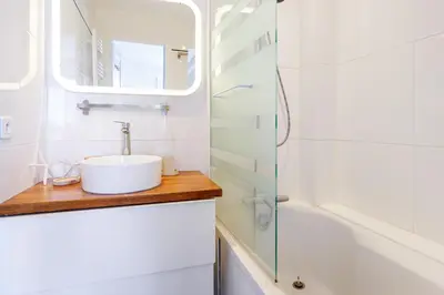 Salle de bains dans l'établissement Appartement Lottin - Welkeys