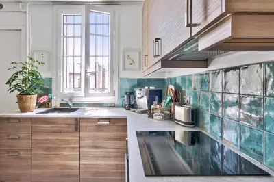 Cuisine ou kitchenette dans l'établissement Appartement Chernoviz - Welkeys