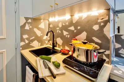 Cuisine ou kitchenette dans l'établissement WS Louvre - Saint-Roch