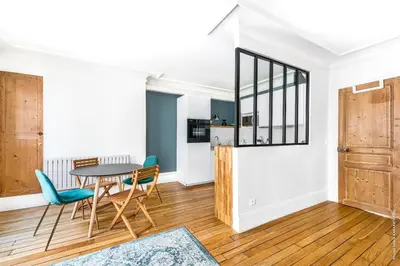 Cuisine ou kitchenette dans l'établissement Gros Caillou - Bourdonnais 1bdr
