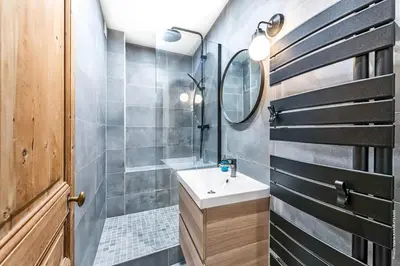 Salle de bains dans l'établissement Gros Caillou - Bourdonnais 1bdr