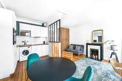 Cuisine ou kitchenette dans l'établissement Gros Caillou - Bourdonnais 1bdr