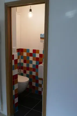 Salle de bains dans l'établissement Les Frères Montgolfier - Le Marais - 80 m2