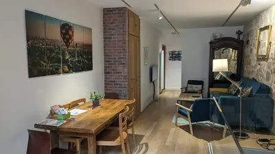 Coin salon dans l'établissement Les Frères Montgolfier - Le Marais - 80 m2