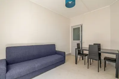Coin salon dans l'établissement Appartement Ivry