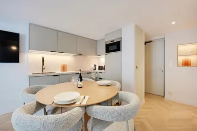 Cuisine ou kitchenette dans l'établissement Quartier Libre Madeleine