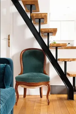 Coin salon dans l'établissement Appartement type loft - 40m² Marais