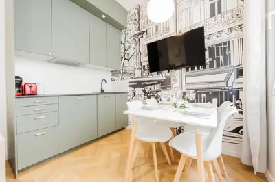 Cuisine ou kitchenette dans l'établissement Charming Apartment - 1BR - Guy Moquet