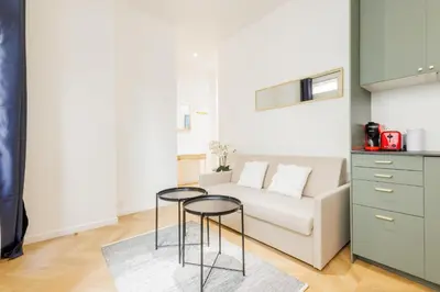 Cuisine ou kitchenette dans l'établissement Charming Apartment - 1BR - Guy Moquet