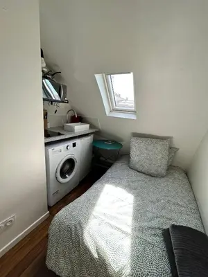 Un ou plusieurs lits dans un hébergement de l'établissement Amsterdam 11 - Saint-Lazare - Studio