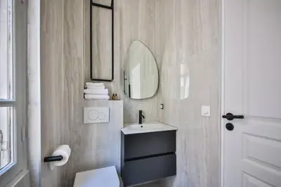 Salle de bains dans l'établissement Appart 6Pers#2 Chambres#Beaugrenelle#Paris 15#AC