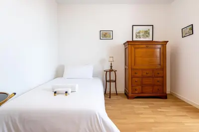 Un ou plusieurs lits dans un hébergement de l'établissement GuestReady- Chatillon's Hidden Gems