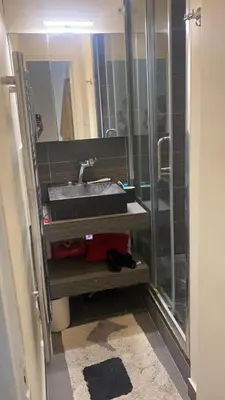Salle de bains dans l'établissement Bel appartement Montparnasse 70m2