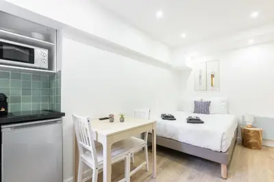 Cuisine ou kitchenette dans l'établissement Nets Inn - Botzaris