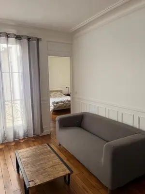 Coin salon dans l'établissement Cosy appartement paris à deux pas