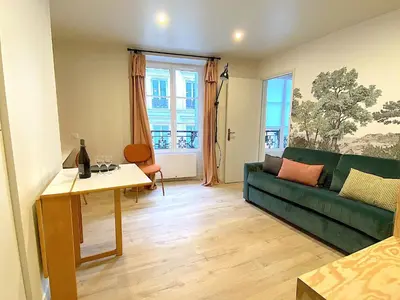 Coin salon dans l'établissement Le studio Letac