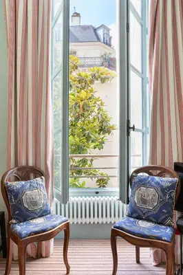 Coin salon dans l'établissement Pick A Flat's Apartment in Saint-Germain des Près - Rue Paul Louis Courier
