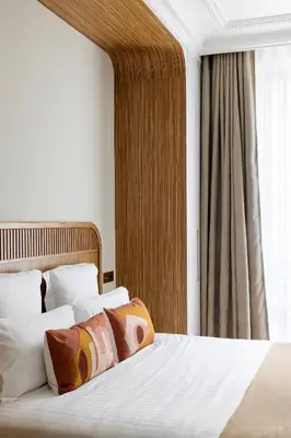 Un ou plusieurs lits dans un hébergement de l'établissement HIGHSTAY - Luxury Serviced Apartments - North Marais 2