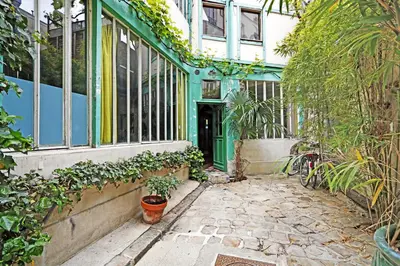 Jardin de l'établissement Pick A Flat's Townhouse in Montparnasse - Boulevard du Montparnasse