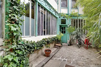 Jardin de l'établissement Pick A Flat's Townhouse in Montparnasse - Boulevard du Montparnasse