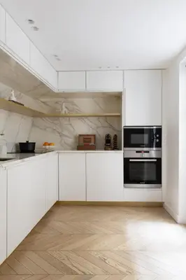 Cuisine ou kitchenette dans l'établissement HIGHSTAY - Luxury Serviced Apartments - Saint-Honoré