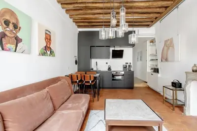 Cuisine ou kitchenette dans l'établissement Le Clos St Louis