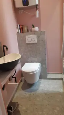 Salle de bains dans l'établissement Au cœur du quartier Latin