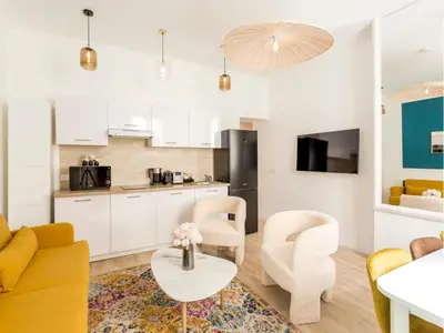 Cuisine ou kitchenette dans l'établissement Merveil - Family Suite - Opera - Turin