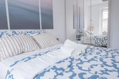 Un ou plusieurs lits dans un hébergement de l'établissement Paris Bercy - Charming Apartment 2 rooms