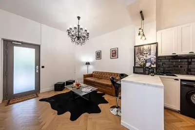 Cuisine ou kitchenette dans l'établissement Villa Montmartre 4P-Sacré Cœur